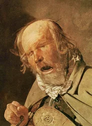 The Hurdy-Gurdy Player (detail)